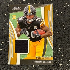 Panini Kaleb Johnson Football Card - Black, Gold & White